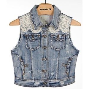 BKE denim vest